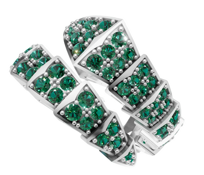 Snake Diamond Ring CAD FILE