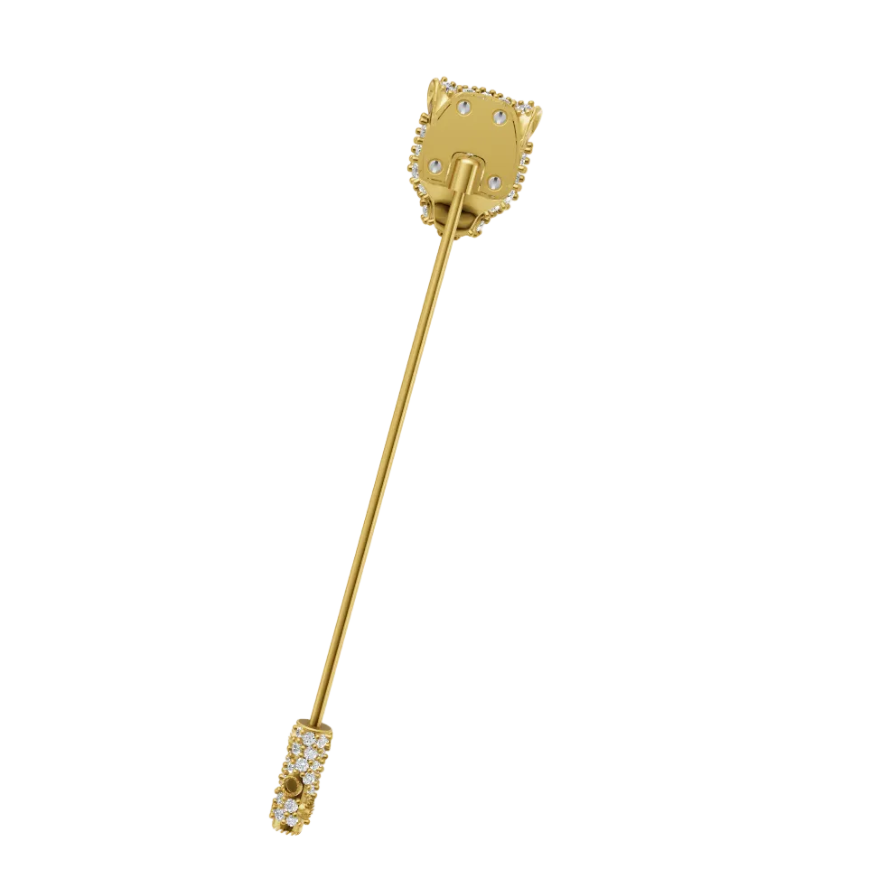 Panther Head Pin Broch 3dm & stl CAD FILE