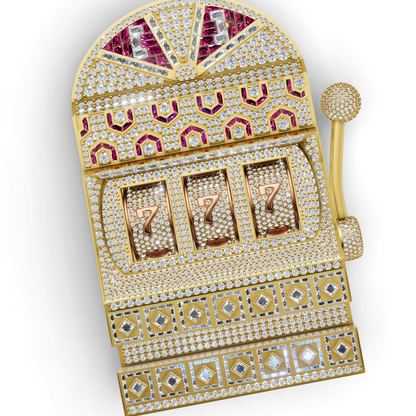 Diamond Slot Mechanism Jackpot pendent 3DM & STL CAD FILE