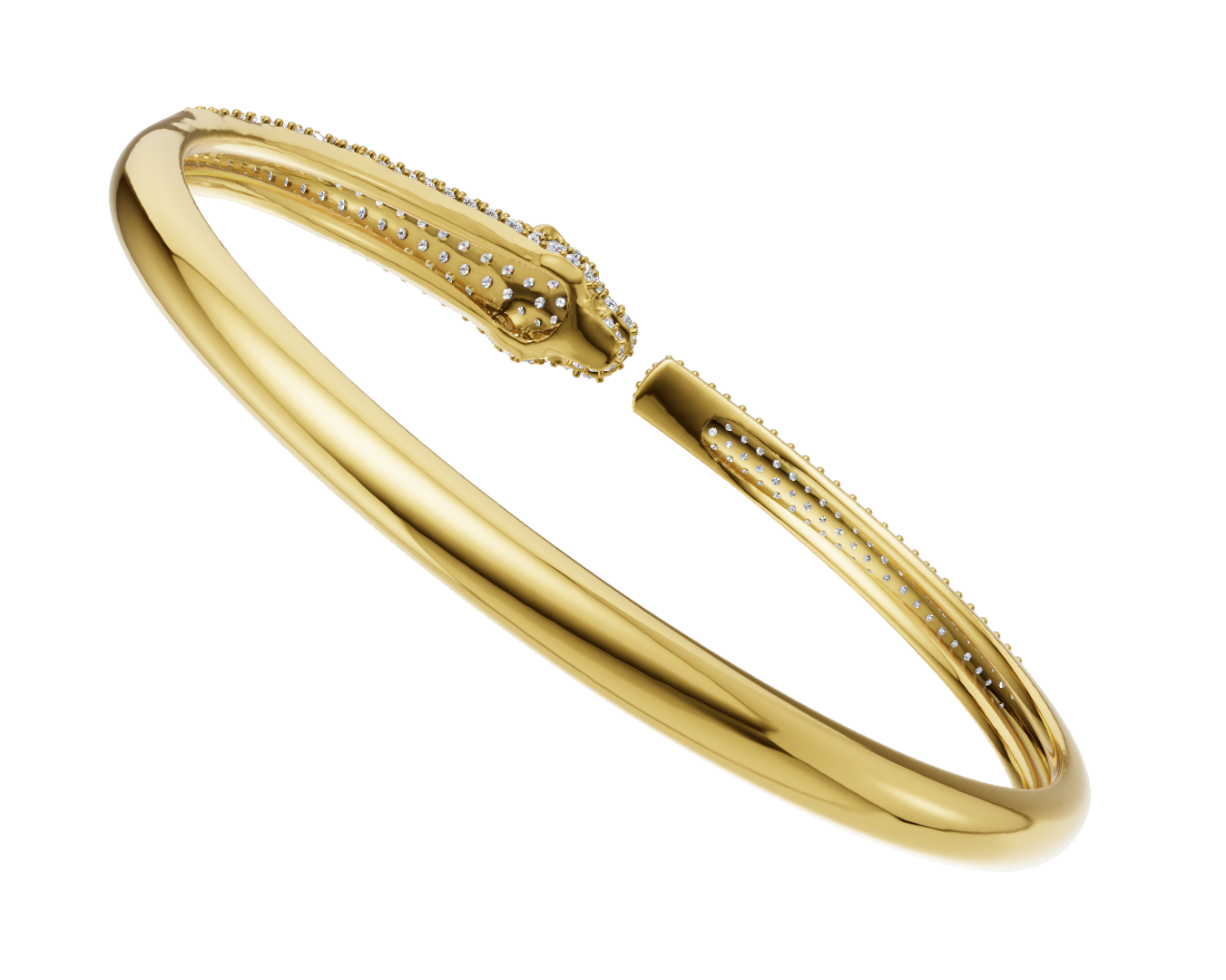 Panther Bracelet 3DM & stl CAD FIILE