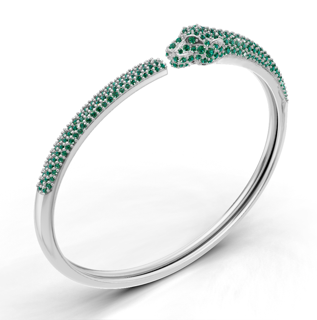 Panther Bracelet 3DM & stl CAD FIILE