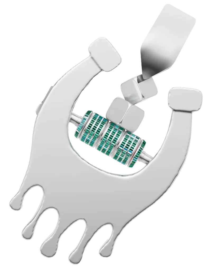 Mechanism Lock Pendant 3DM & STL CAD FILE