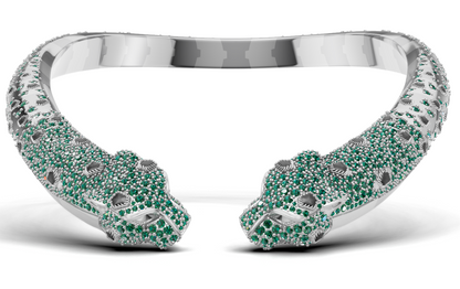 Bend panther Necklace 3DM & STL CAD FILE