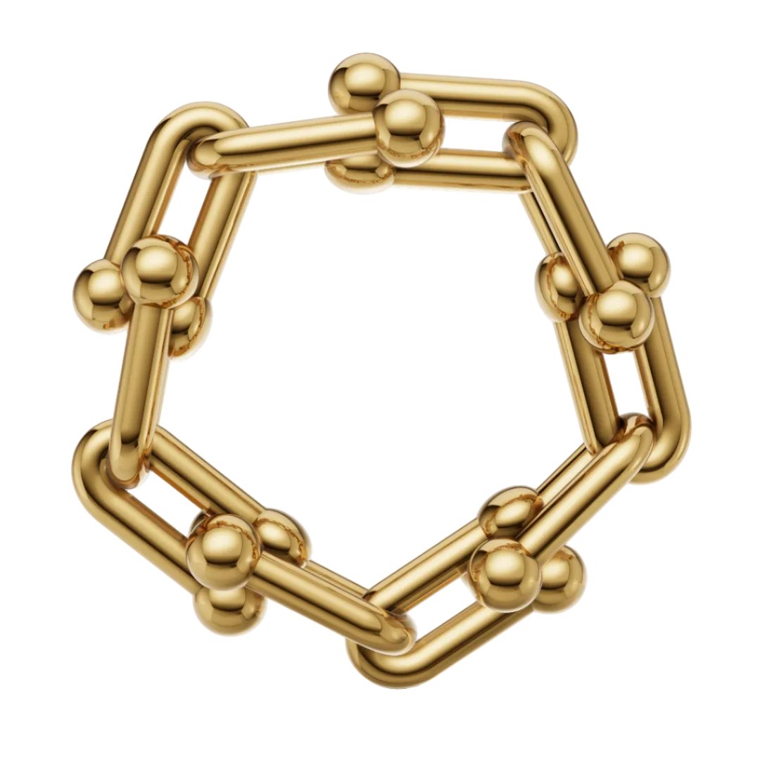 Hardware Ring Gold & Silver CAD FILE 3DM STL & STP Files