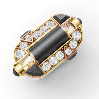 Diamond Set Ring CAD FILE