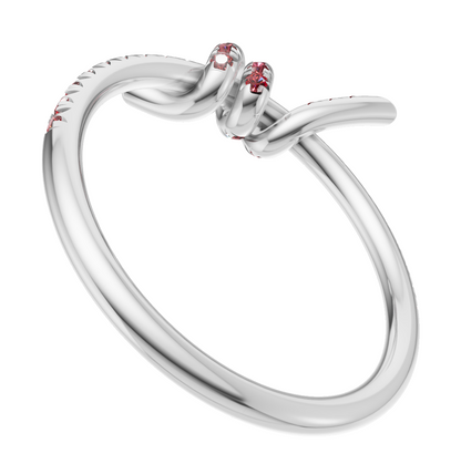 Knot Style Diamond Ring CAD FILE