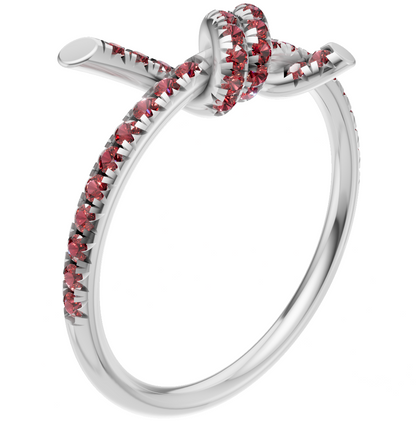 Knot Style Diamond Ring CAD FILE
