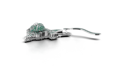 Lion Brooch CAD FILE