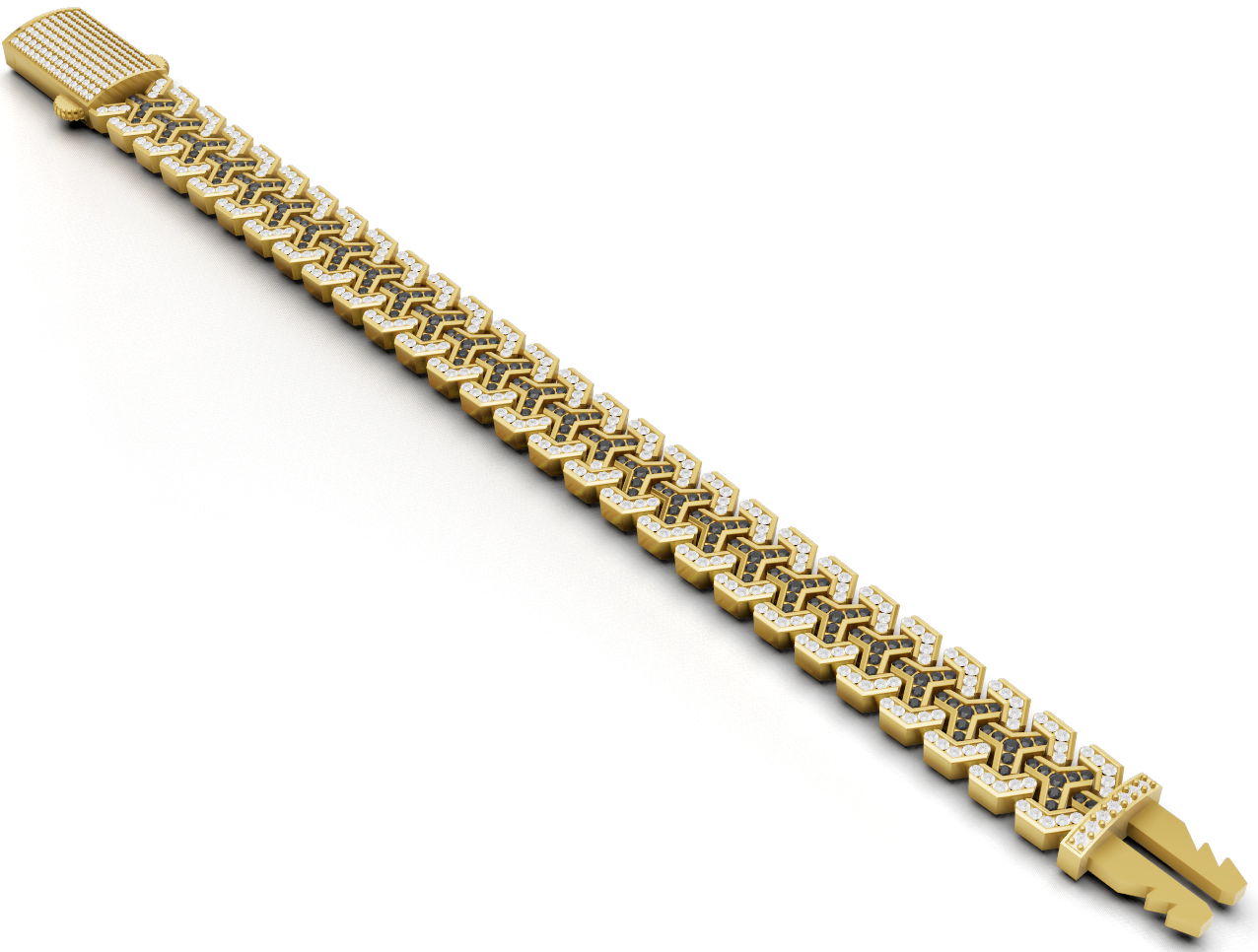 Flexible lock mechanism bracelet CAD FILE