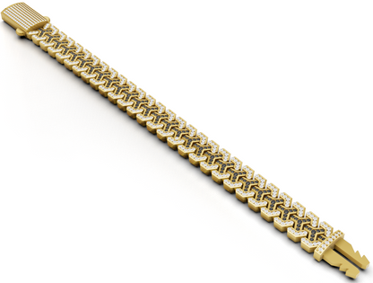 Flexible lock mechanism bracelet CAD FILE