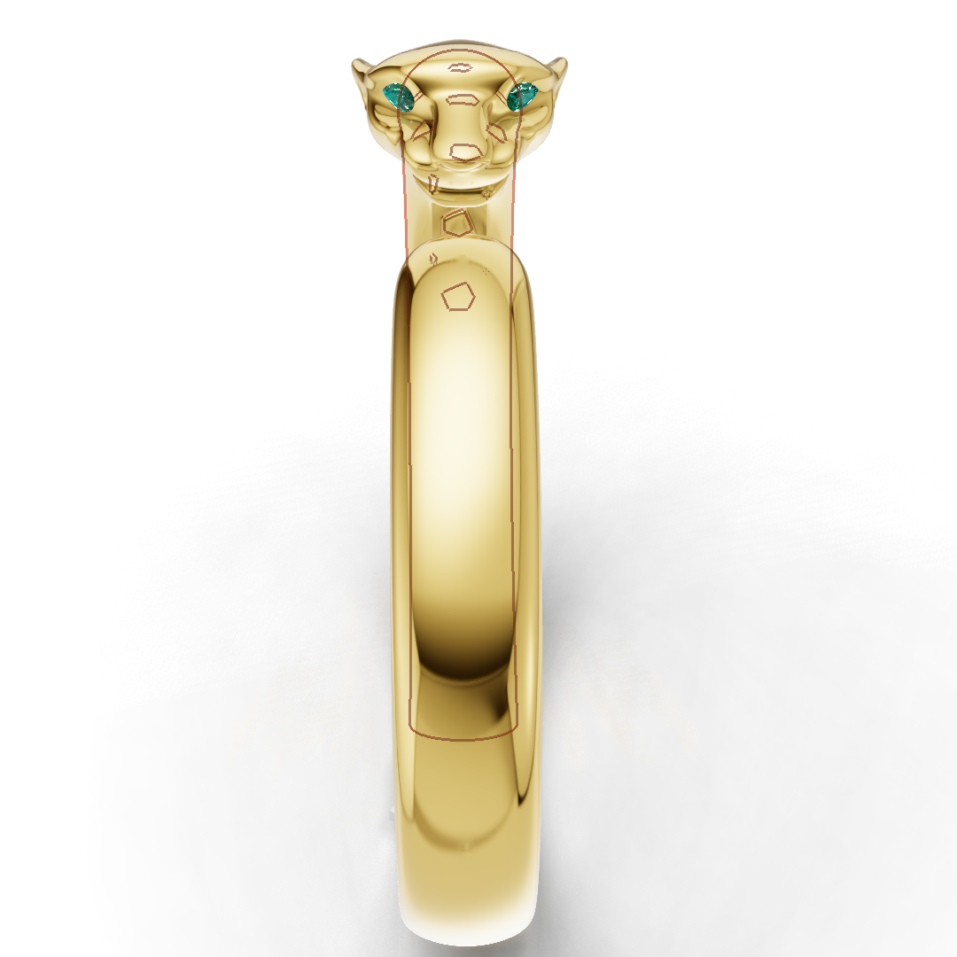 Panther Plen lock Bangle 3dm & st CAD File
