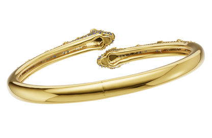 Panther Openable Mechanism Double Head Diomond Set Bracelet  CAD FILE