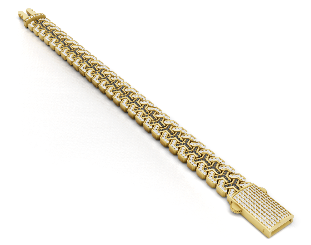 Flexible lock mechanism bracelet CAD FILE