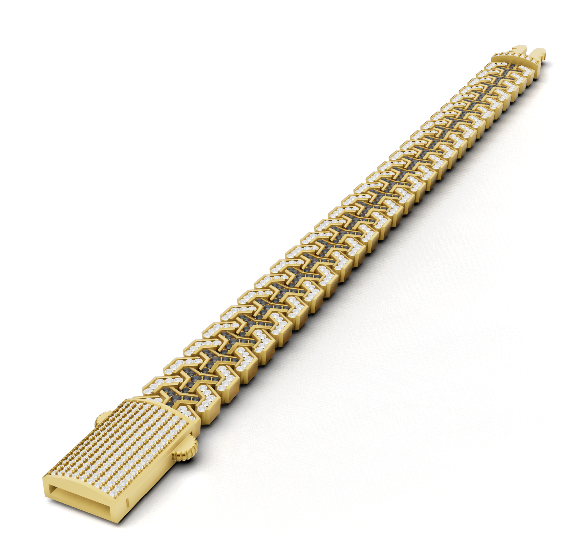 Flexible lock mechanism bracelet CAD FILE