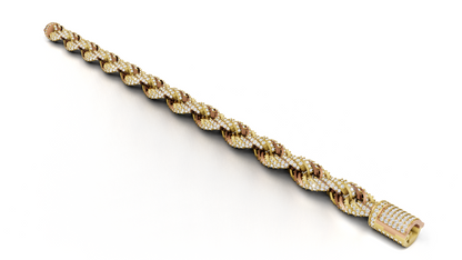 Twisted Diamond Necklace cad file 3D print model
