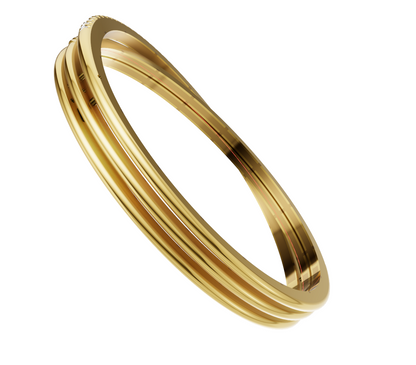 Twisted Diamond Openable Bangle CAD FILE
