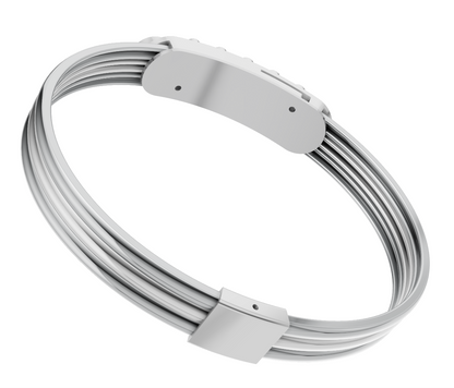 THREE WIRE OPENABLE DIAMOND BANGLE cad file