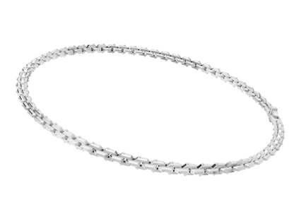 Rectangular Link Diamond Necklace CAD FILE