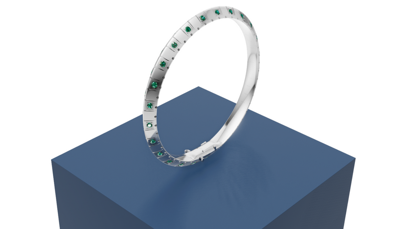 Linking bracelet with lock mechanism CAD FILE – JewelryCrafto