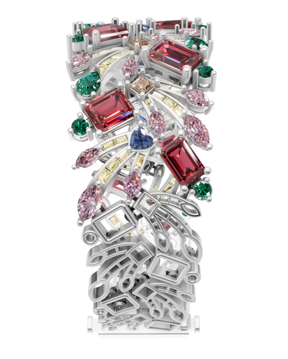 Mix Stone Bracelet with Lock Mechanism CAD FILE