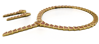 Bulgari Necklace And Earring With Stone Set CAD FILE