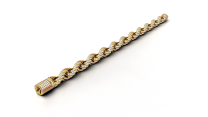 Twisted Diamond Necklace cad file 3D print model