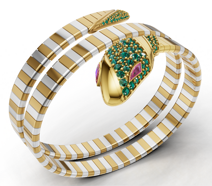 Snake Wrap Flexible Bracelet CAD FILE