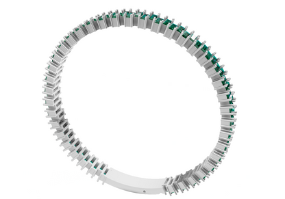 Baguette Bracelet with Lock  Mechanism CAD FILE