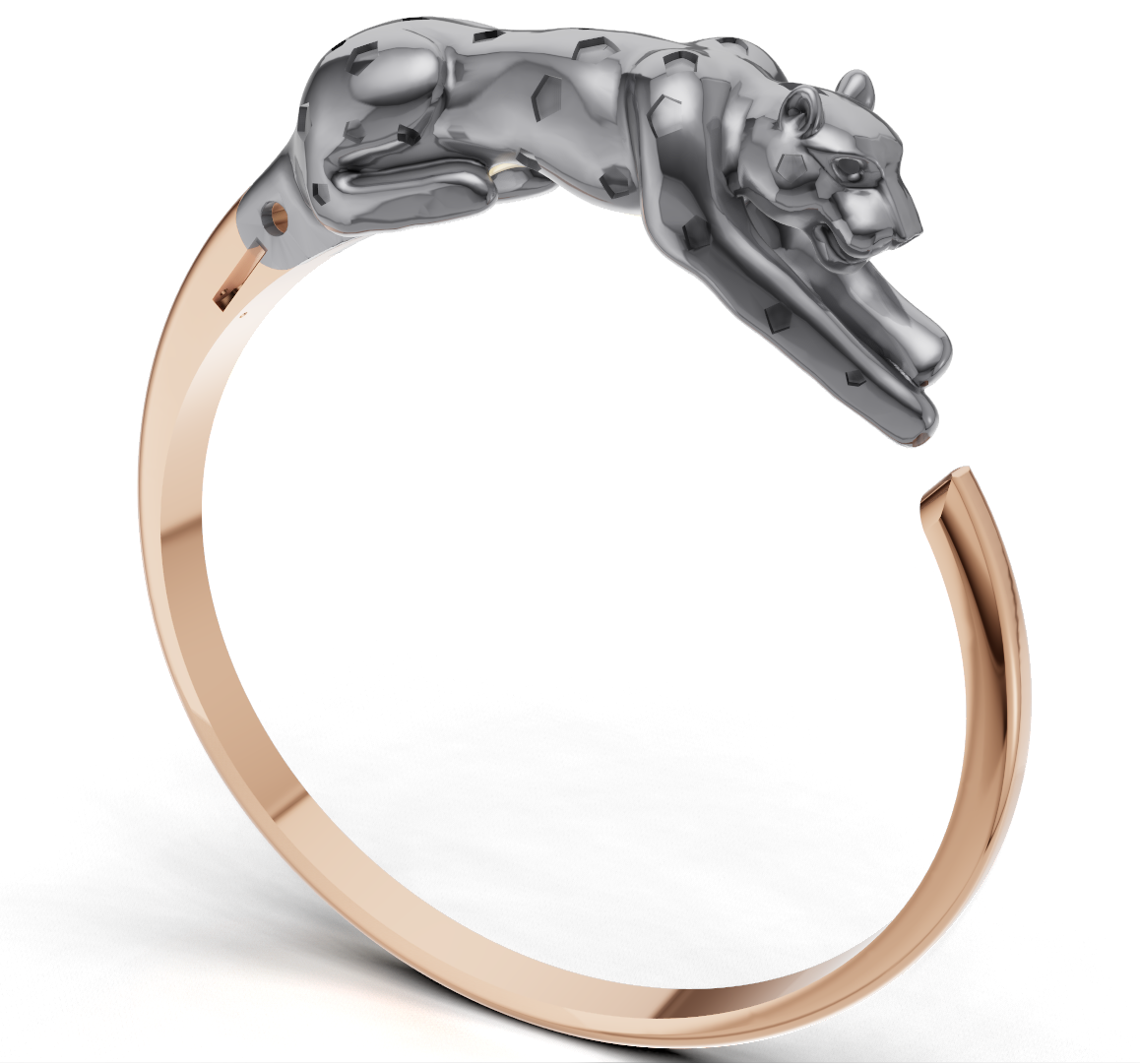 Panther Openable Bangle  STL AND 3DM CAD FILE