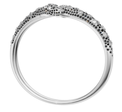 Panther Openable Mechanism Double Head Diomond Set Bracelet  CAD FILE