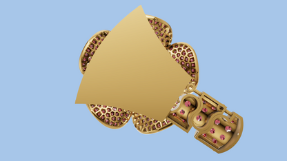 Flower Zip Diamond Set  Micro Pave CAD FILE