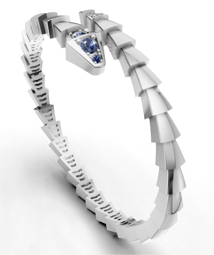 7Stone Bvlgari Serpenti Bracelet CAD FILE