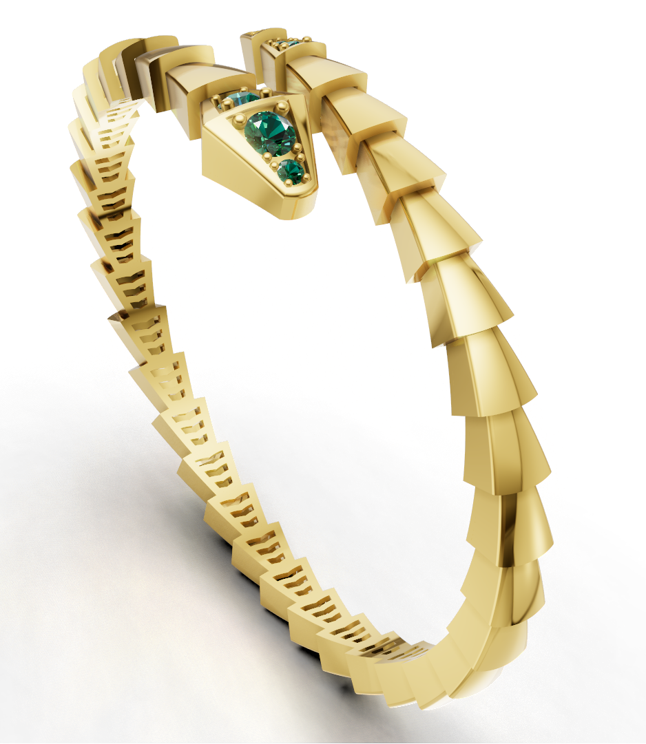 7Stone Bvlgari Serpenti Bracelet CAD FILE