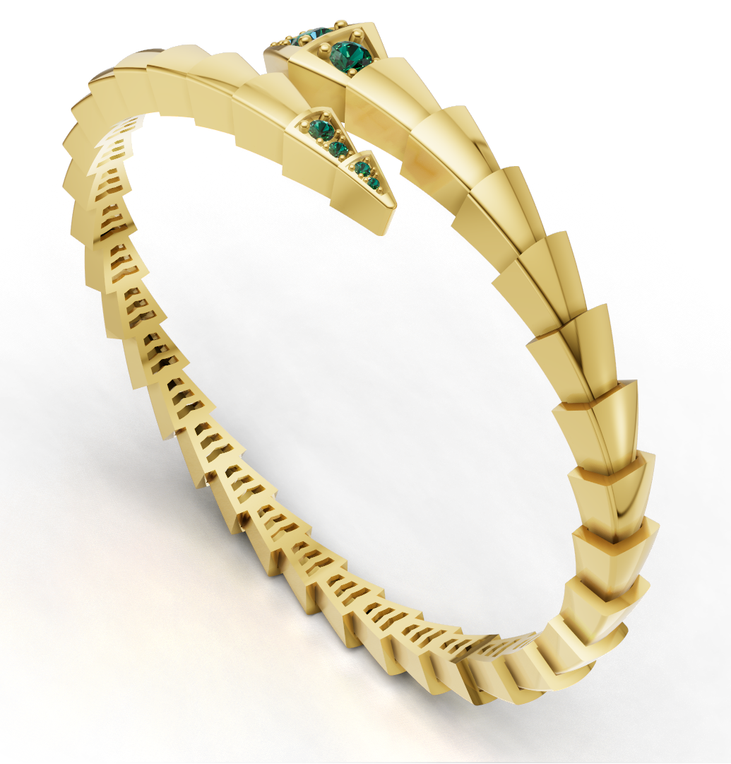 7Stone Bvlgari Serpenti Bracelet CAD FILE