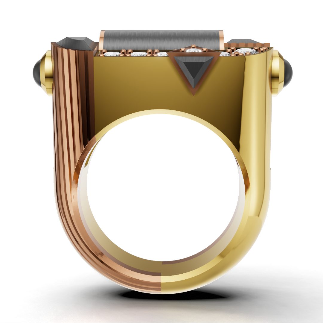 Diamond Set Ring CAD FILE