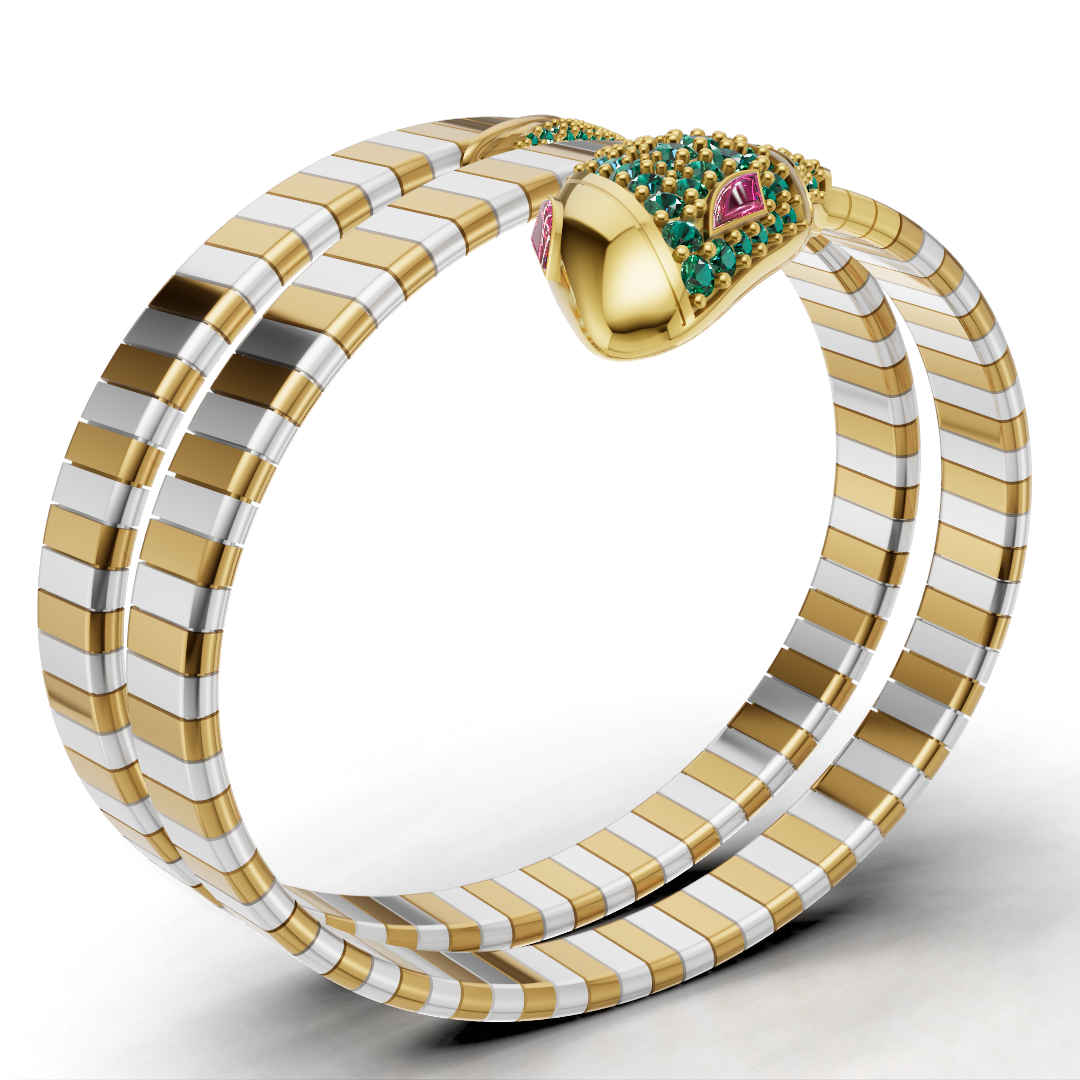 Snake Wrap Flexible Bracelet CAD FILE