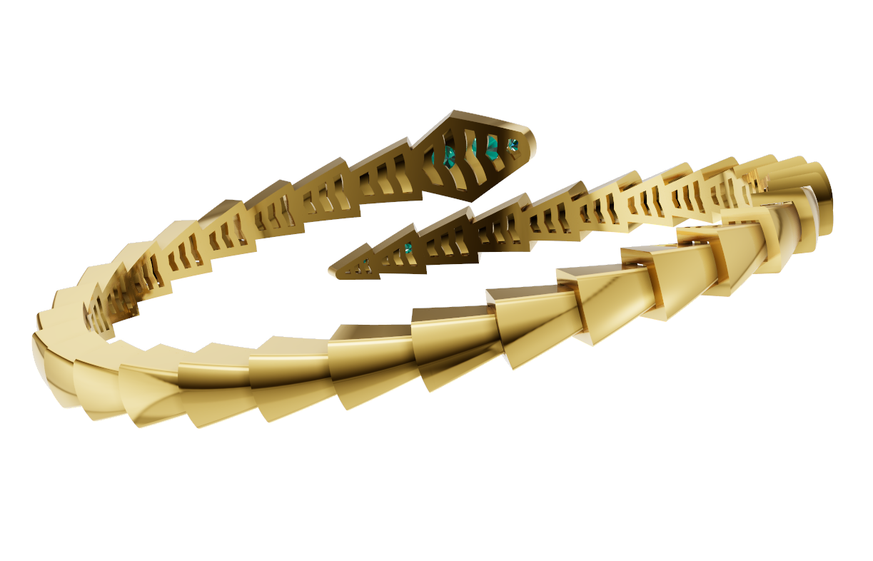 7Stone Bvlgari Serpenti Bracelet CAD FILE