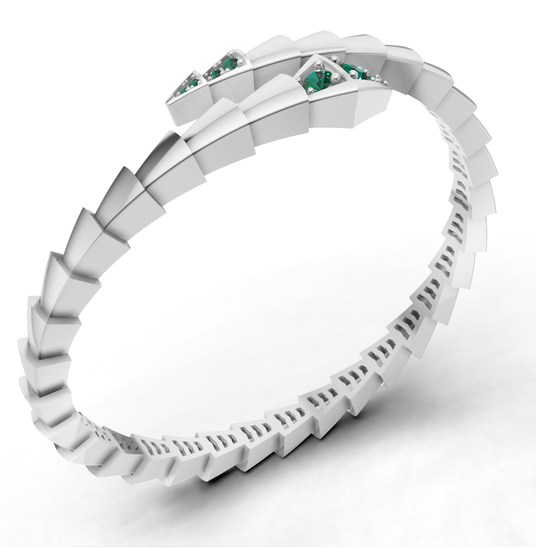 7Stone Bvlgari Serpenti Bracelet CAD FILE