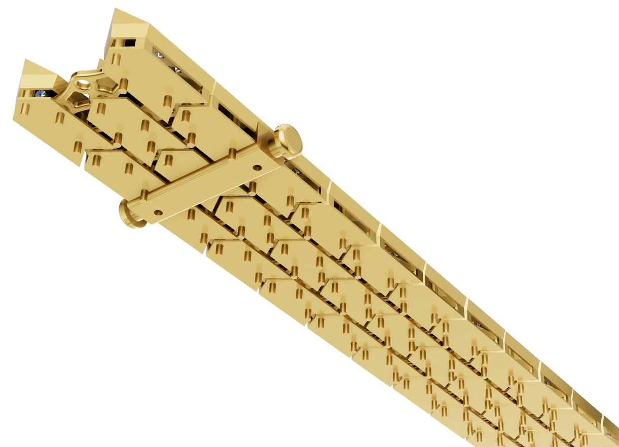 Daimond Set Dreem bracelet With Lock mechanism CAD FILE