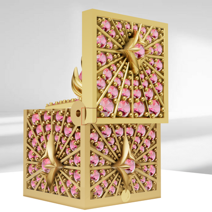 Hiddent Lock Mechanisam Daimond Set pendent CAD FILE