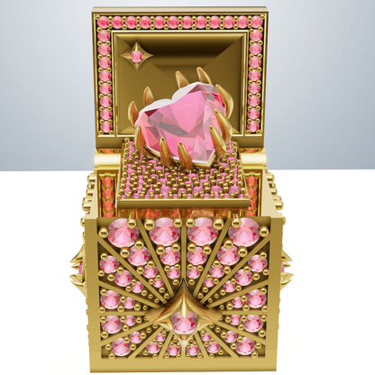 Hiddent Lock Mechanisam Daimond Set pendent CAD FILE