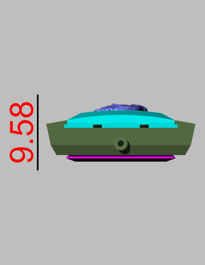 Hidden watch with sliding mechanism CAD FILE
